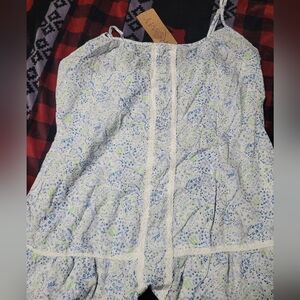 Floral Spaghetti Strap Tank Romy